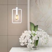 Світильник підвісний MSK Electric Asket під лампу Е27 NL 2033 WH білий Світильник підвісний MSK Electric Asket під лампу Е27 NL 2033 WH білий