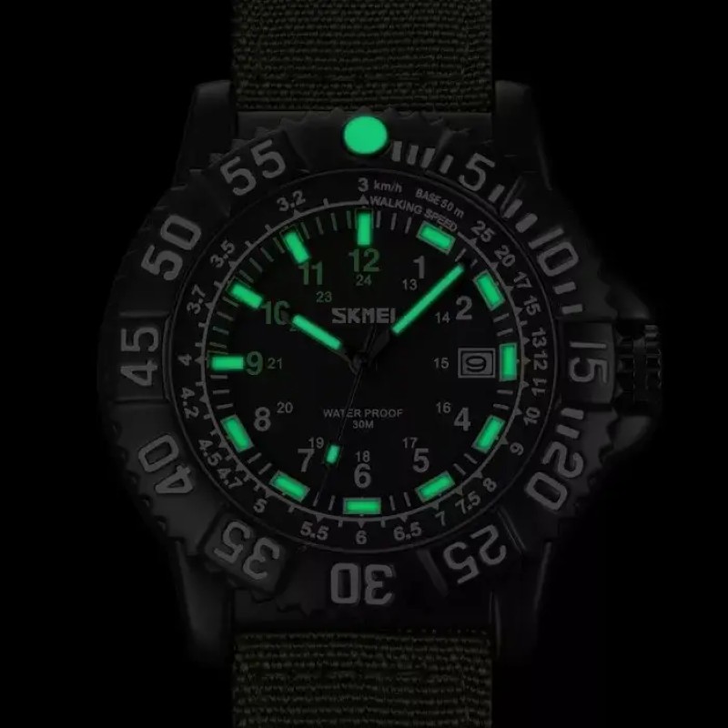 Чоловічий наручний годинник Skmei 9281 Зелений