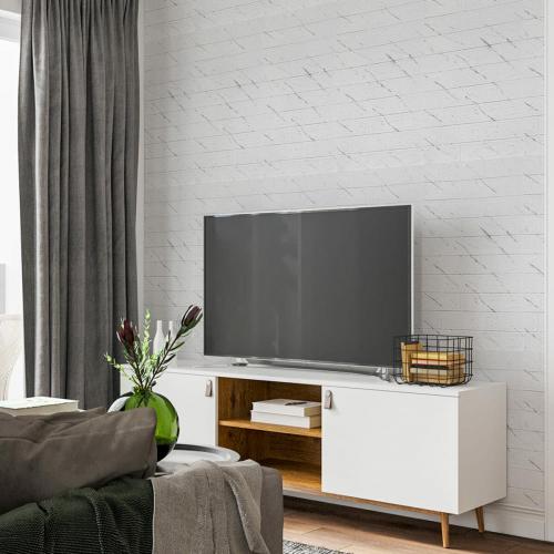 Панель стінова 3D Sticker Wall 700х770х3 мм Білий (D) SW-00002262 Панель стінова 3D Sticker Wall 700х770х3 мм Білий (D) SW-00002262