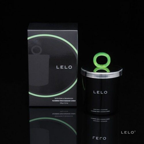 Масажна свічка LELO Massage Candle Snow Pear & Cedarwood, соєвий віск, 36 годин горіння в інтернет супермаркеті PbayMarket!