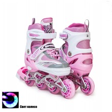 Роликові ковзани Happy 29-33 Pink (518333674-S)