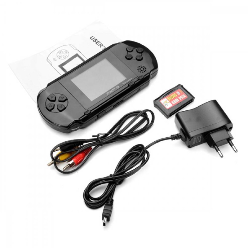 Портативна ігрова ретро-приставка Kiddy PXP3 270OMD 2.7 Чорний