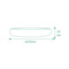 Світильник стельовий Ardero AL801ARD 36 Вт 23х4 см White