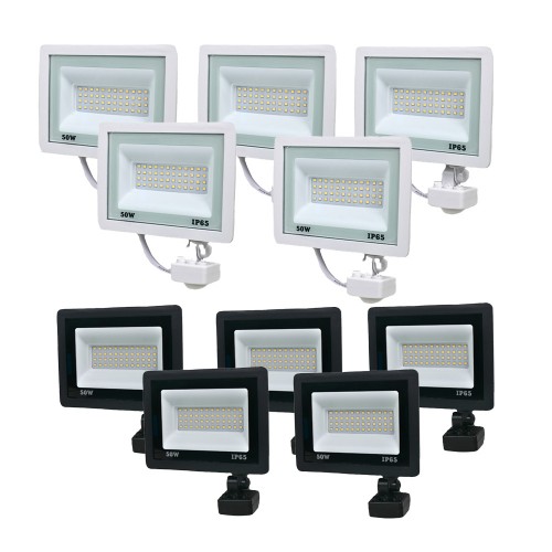 Комплект прожекторів з датчиком руху Lightwell 50W 10 шт Комплект прожекторів з датчиком руху Lightwell 50W 10 шт