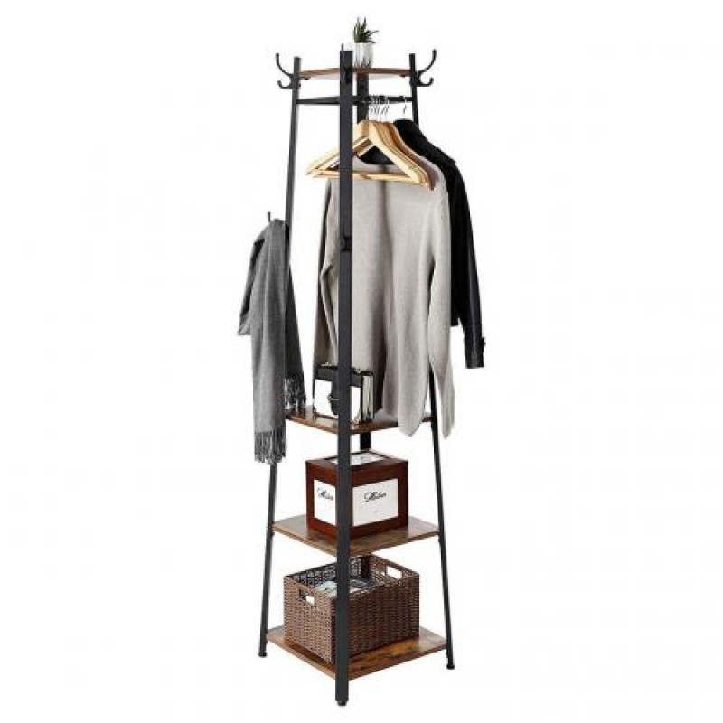 Стійка для одягу в стилі Loft NS-1995 1780x400x350 мм Черный