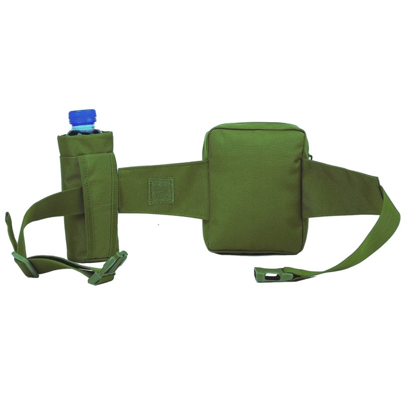 Тактична поясна сумка Edibazzar 15x18x6.5 см Хакі (1870495212)