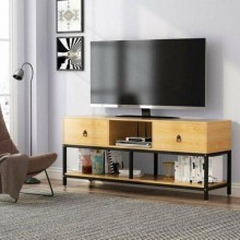 Тумба підставка для TV у стилі Loft NS-2109 580x1100x300 мм Черный