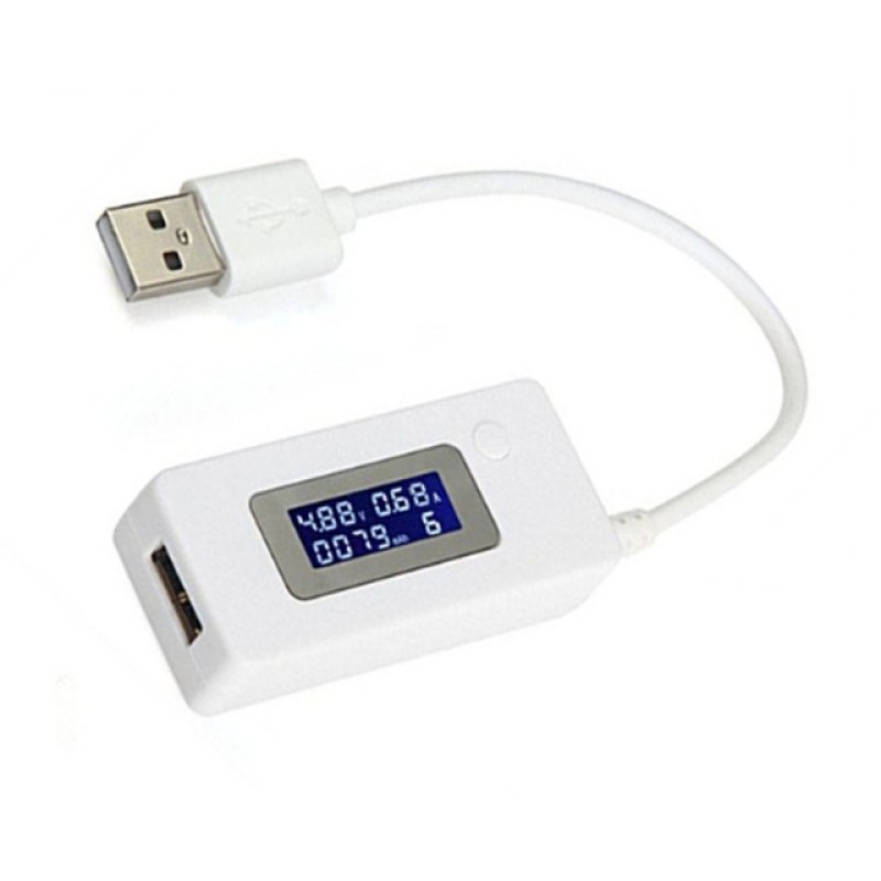 USB тестер ємності, usb вольтметр амперметр Hesai KCX-017