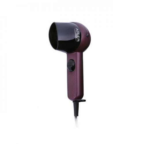 Фен Adler AD 2247 1400W дорожній з насадкою концентратором 330 г Бузковий Фен Adler AD 2247 1400W дорожній з насадкою концентратором 330 г Бузковий
