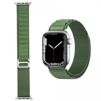 Ремінець нейлоновий до годинника SmartX Ultra / Apple Watch кріплення на 42/44/45/49 мм зелений (UR160GR) Ремінець нейлоновий до годинника SmartX Ultra / Apple Watch кріплення на 42/44/45/49 мм зелений (UR160GR)