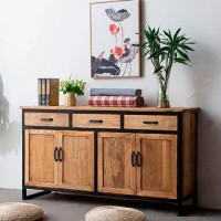 Комод Loft NS-271 930x1600x400 мм Чорний