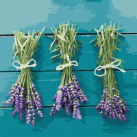 Картина за номерами Art Craft Лавандове тріо 40*40 см 13114-AC Картина за номерами Art Craft Лавандове тріо 40*40 см 13114-AC