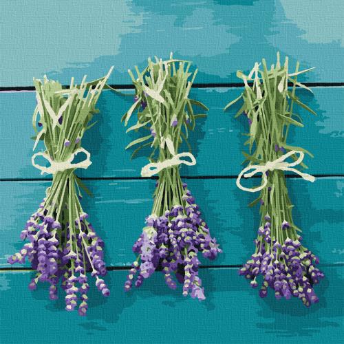 Картина за номерами Art Craft Лавандове тріо 40*40 см 13114-AC Картина за номерами Art Craft Лавандове тріо 40*40 см 13114-AC