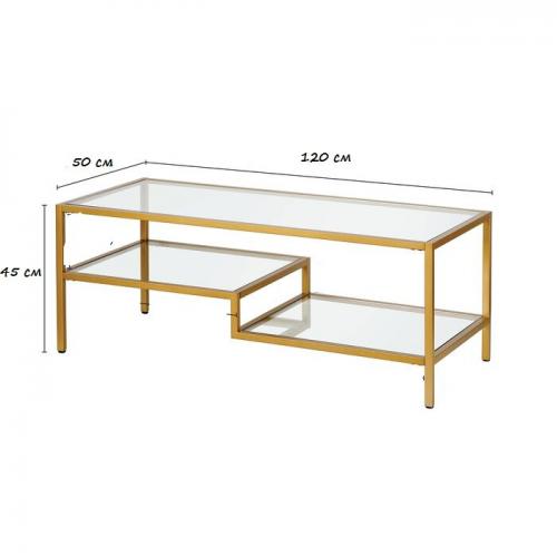 Журнальний, кавовий столик GoodsMetall у стилі Лофт 1200х500х450 ЖС162 Журнальний, кавовий столик GoodsMetall у стилі Лофт 1200х500х450 ЖС162