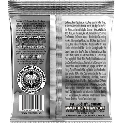 Струни для електрогітари Ernie Ball 3126 Regular Slinky Titanium Coated Strings 12/56 Струни для електрогітари Ernie Ball 3126 Regular Slinky Titanium Coated Strings 12/56