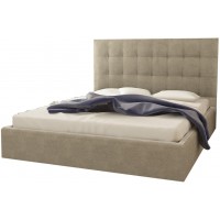 Ліжко двоспальне BNB Britania Comfort 180 x 200 см Simple Сірий