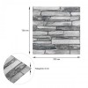 Панель стінова 3D Sticker Wall SW-00002003 700x700x4 мм Сірий (991943999)