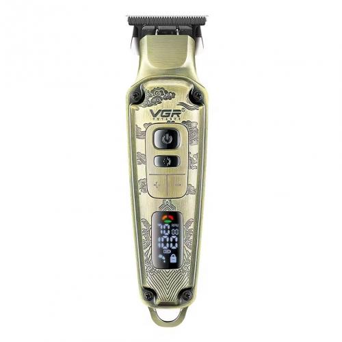 Машинка для стрижки волосся VGR V-901 LED-дисплей акумуляторна 1600mAh 5W Gold (3_05172) Машинка для стрижки волосся VGR V-901 LED-дисплей акумуляторна 1600mAh 5W Gold (3_05172)