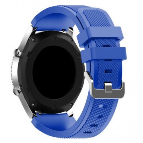 Ремінець BeWatch для Xiaomi Amazfit Stratos 3 | GTR 47 | GTR 2 силіконовий 22мм ECO Синій (1021105) Ремінець BeWatch для Xiaomi Amazfit Stratos 3 | GTR 47 | GTR 2 силіконовий 22мм ECO Синій (1021105)