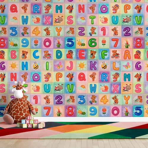Набір стінових панелей 3D Алфавіт (2шт) 700*1400*4mm (D) Sticker Wall SW-00002352 Набір стінових панелей 3D Алфавіт (2шт) 700*1400*4mm (D) Sticker Wall SW-00002352
