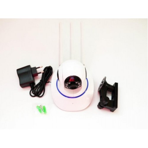 IP-камера RIAS X8100 Plus Wi-Fi 3 антени з віддаленим доступом White (3sm_1034941603) IP-камера RIAS X8100 Plus Wi-Fi 3 антени з віддаленим доступом White (3sm_1034941603)