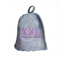 Лазнева шапка Luxyart XXL розмір не головне One size серый (LA-894)