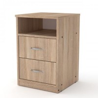 Тумбочка нічна Компанит ПКТ 2 Дуб Сонома (khk-192) Тумбочка нічна Компанит ПКТ 2 Дуб Сонома (khk-192)