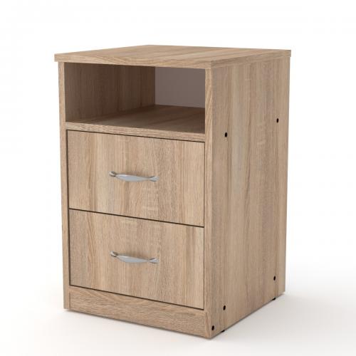 Тумбочка нічна Компанит ПКТ 2 Дуб Сонома (khk-192) Тумбочка нічна Компанит ПКТ 2 Дуб Сонома (khk-192)