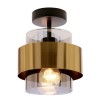 Стельовий світильник Candellux Spiega 18x22 см Чорний (31-09487)