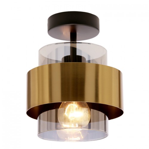 Стельовий світильник Candellux Spiega 18x22 см Чорний (31-09487)
