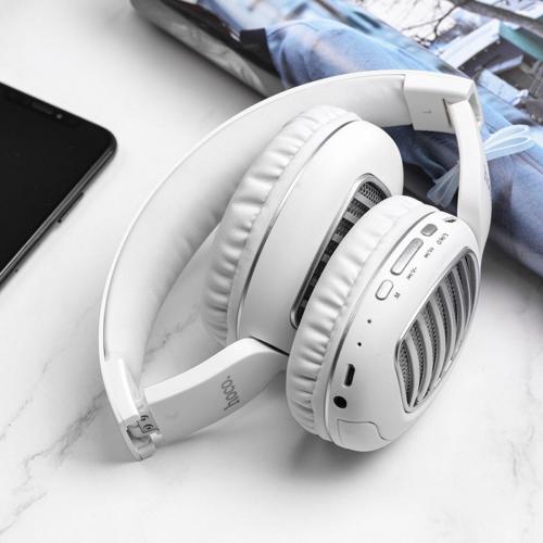 Навушники Hoco W23 Brilliant sound wireless White