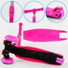 Самокат-велобіг триколісний Best Scooter колеса PU зі світлом 3 в 1 70 кг Pink (104497)