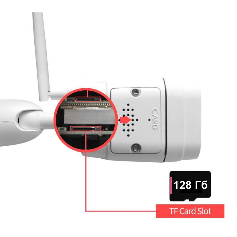Wifi камера відеоспостереження бездротова вулична 2 Мп, HD 1080P Zlink Q57, додаток CamHI