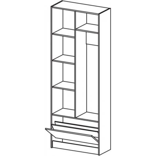 Передпокій Меблі Сервіс Палермо Дуб самоа Передпокій Меблі Сервіс Палермо Дуб самоа