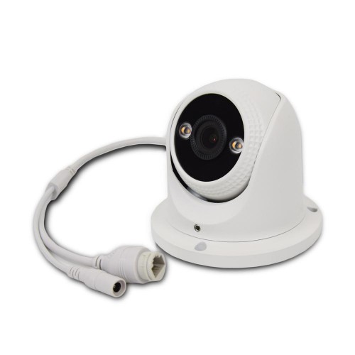 IP-відеокамера 2 Мп ZKTeco ES-852T11C-C з детекцією осіб для системи відеоспостереження