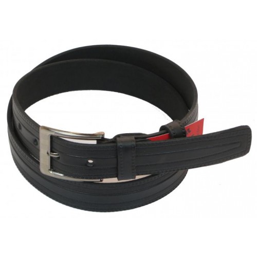 Шкіряний ремінь Skipper 110-130 x 3.5 см Чорний (1036-35) Шкіряний ремінь Skipper 110-130 x 3.5 см Чорний (1036-35)