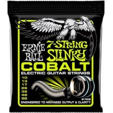 Струни для електрогітари Ernie Ball 2728 7-String Cobalt Slinky Electric Guitar Strings 10/56