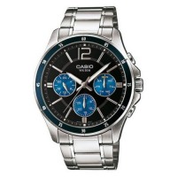 Наручний годинник Casio MTP-1374PD-2AVEF Сріблястий Наручний годинник Casio MTP-1374PD-2AVEF Сріблястий