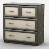 Комод Тиса Мебель АКМ-15 1 Венге Дуб молочний 75x45x75 см Комод Тиса Мебель АКМ-15 1 Венге Дуб молочний 75x45x75 см