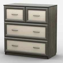 Комод Тиса Мебель АКМ-15 1 Венге Дуб молочний 75x45x75 см