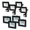 Комплект прожекторів Lightwell 20W 4 x LW-FL-B-20 та 4 x LW-FL-B-20-S з датчиком руху