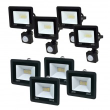 Комплект прожекторів Lightwell 20W 4 x LW-FL-B-20 та 4 x LW-FL-B-20-S з датчиком руху