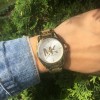 Наручний годинник жіночий No Brand Michael Коrs Золотистий (IBW379YO)
