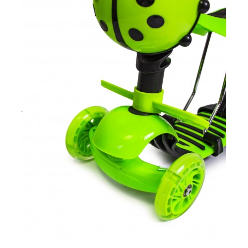 Самокат багатофункціональний Scale Sports Сонечко 60 кг 5 in 1 Green