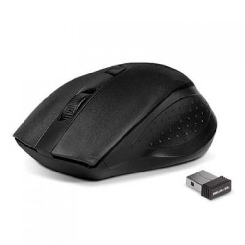 Миша бездротова REAL-EL RM-300 Black/Grey USB (EL123200012) в інтернет супермаркеті PbayMarket!