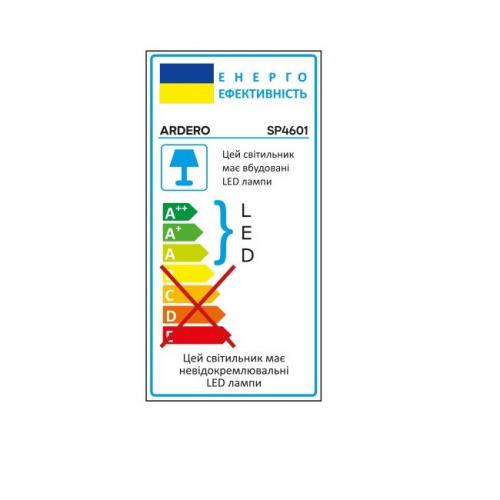 Led світильник світлодіодний ґрунтовий садовий Ardero SP4601 3000К 3 Вт 230 В Вlack Led світильник світлодіодний ґрунтовий садовий Ardero SP4601 3000К 3 Вт 230 В Вlack