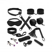 Набір Liebe Seele Black Lace and Neoprene 11pcs Bondage Kit