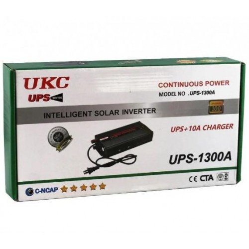 Інвертор автомобільний UKC UPS-1300A DC-AC 1300W