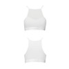 Спортивний топ з прозорою вставкою Passion PS006 TOP white, size XL в інтернет супермаркеті PbayMarket!