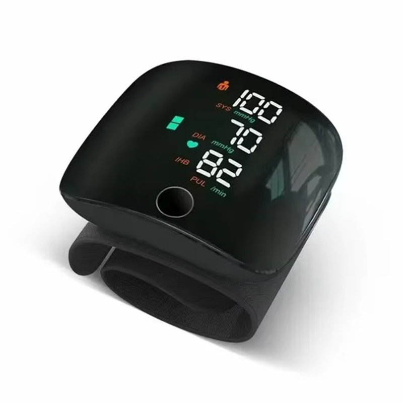 Тонометр на зап'ястя автоматичний з вимірюванням пульсу та голосовим озвученням Intelli System WEB306